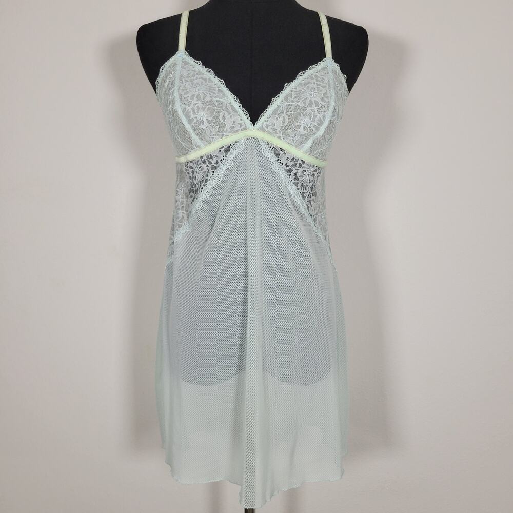 B.tempt'd Babydoll Chemise Medium Romantic Lace Lingerie Coquette